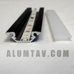 پروفیل لاین نوری / پروفیل چراغ خطی کد 4 به همراه دیفیوزر (طلق)