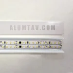 پروفیل لاین نوری / پروفیل چراغ خطی کد 06 به همراه دیفیوزر (طلق)