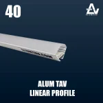 پروفیل لاین نوری / پروفیل چراغ خطی کد 40 کنجی