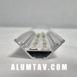 پروفیل لاین نوری / پروفیل چراغ خطی کد 40 کنجی - دو لاین