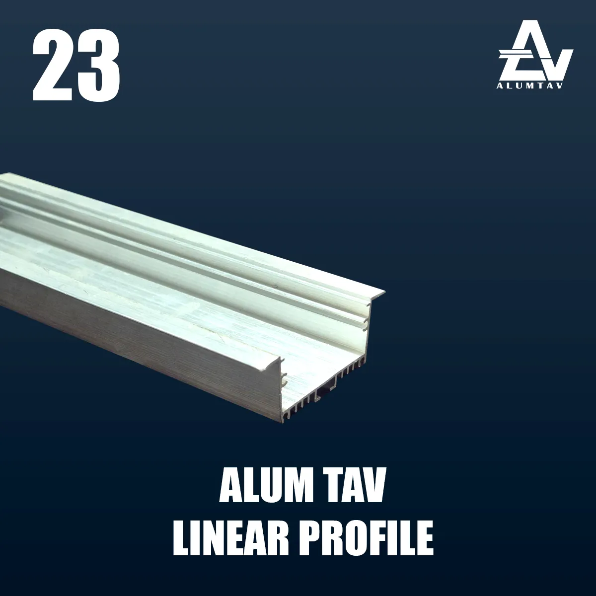 led-linear-profile-code-23 لاین نوری / چراغ خطی کد 23