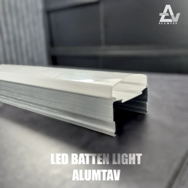 پروفیل - چراغ مهتابی LED به همراه دیفیوزر و یراق
