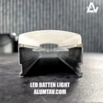 سطح مقطع - چراغ مهتابی LED به همراه دیفیوزر و یراق