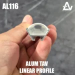 لاین نوری AL116 تک لاین کابنتی در ابعاد واقعی در دست انسان